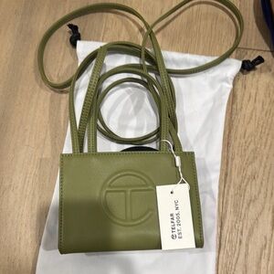 Telfar Small Shopping Bag in Drab
